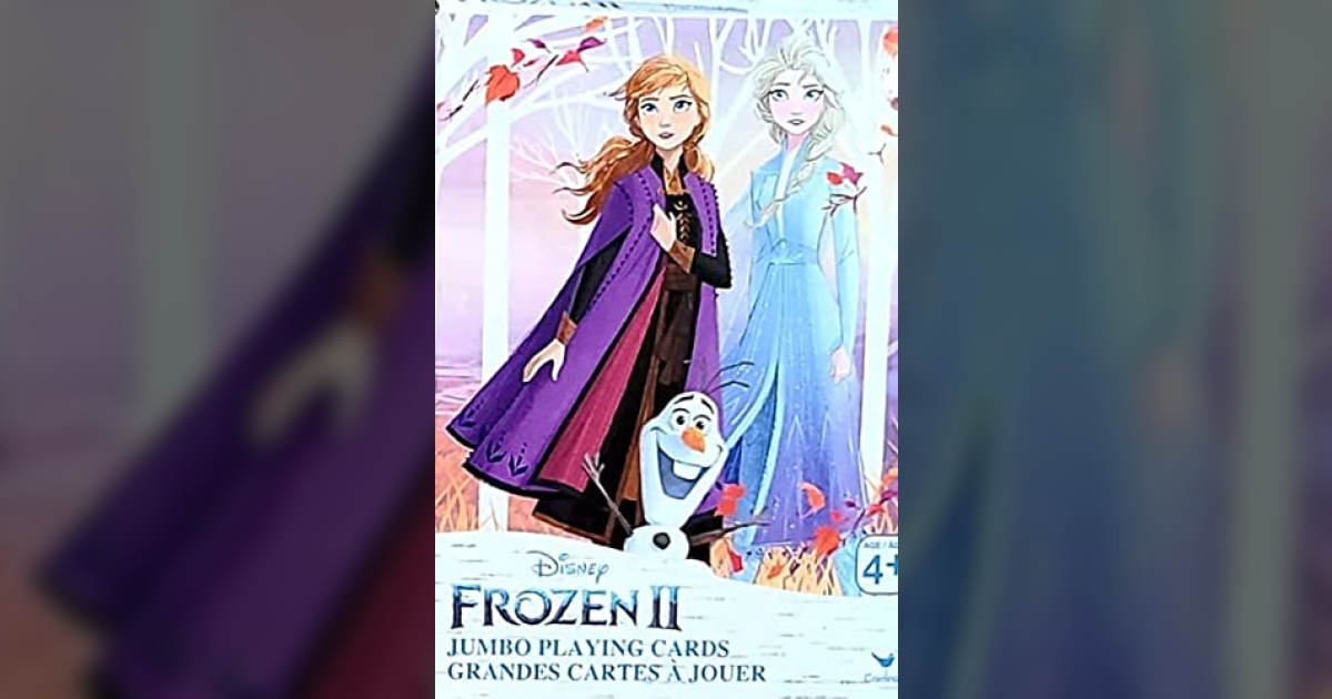 Disney FROZEN Jumbo Playing Cards 海外 即決-