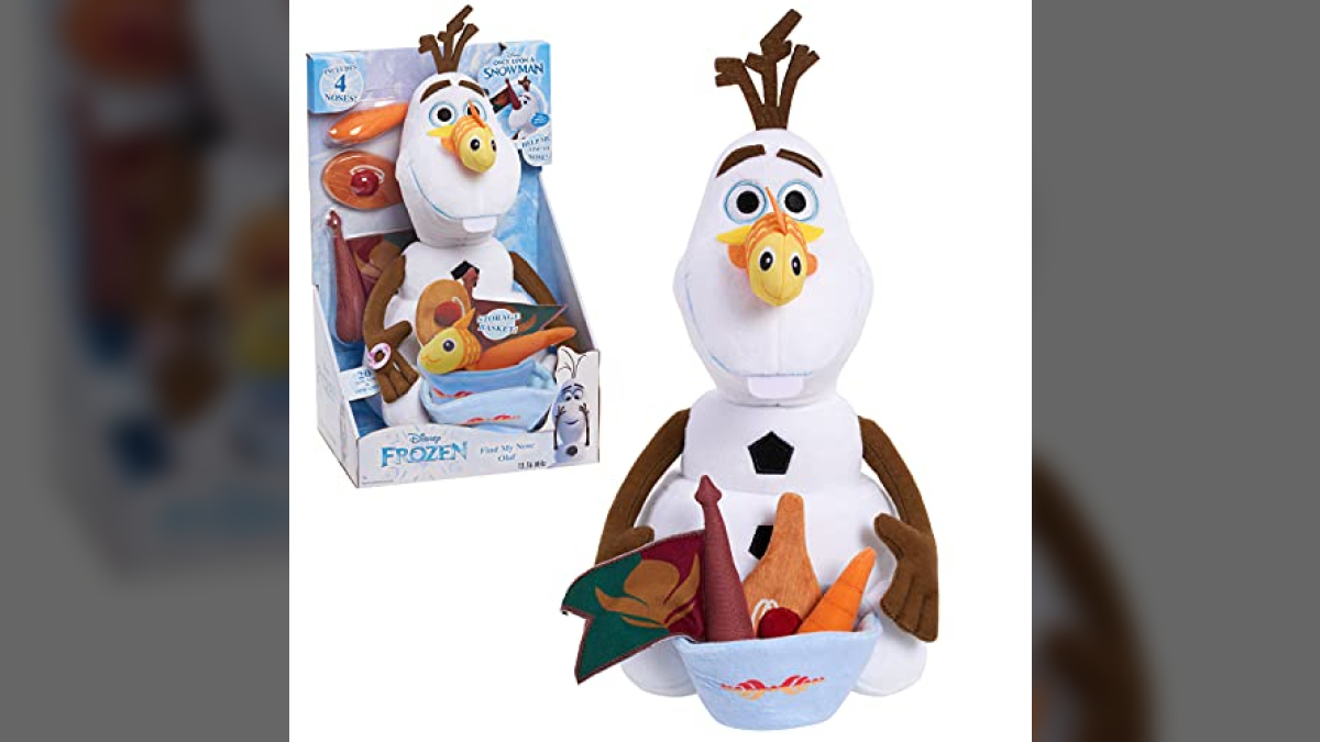 Super Cute Olaf Plush Talking Toy & Game: Find My Nose!