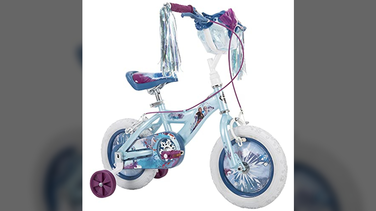 frozen themed bicycle